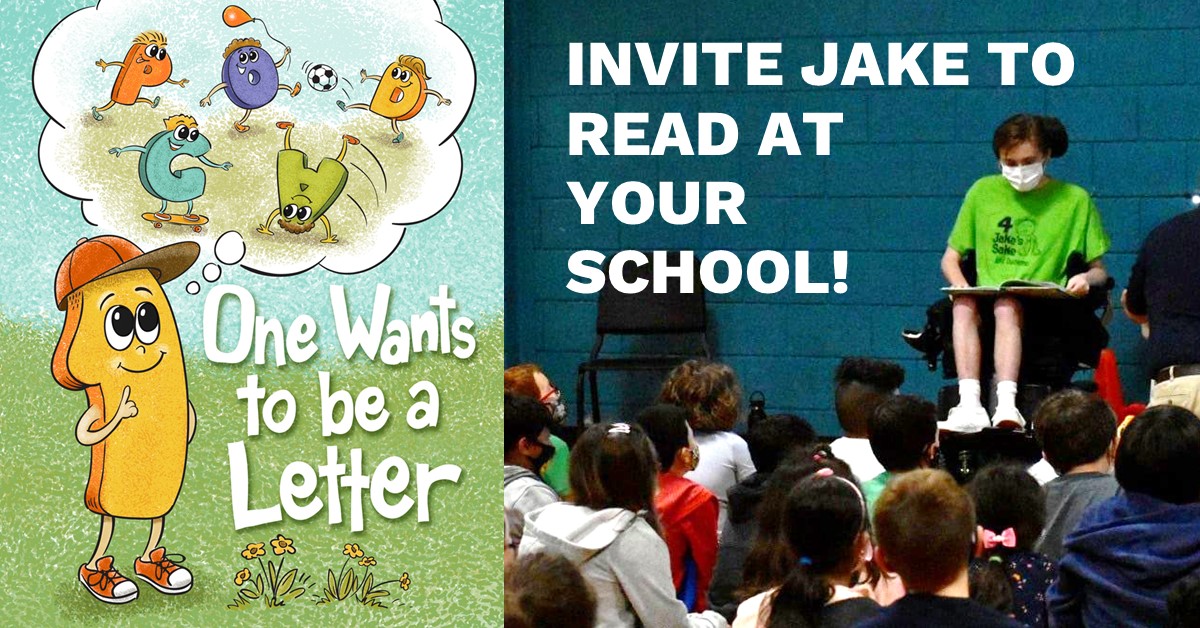 Invite Jake To Read At Your School